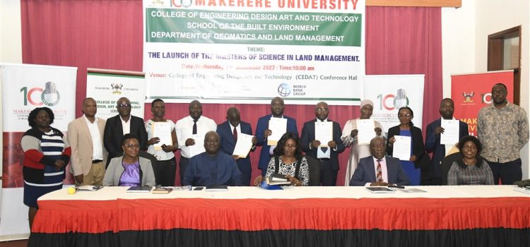 The Master of Science program in Land Management launched.