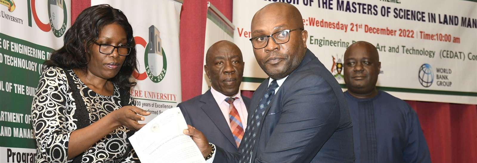 The Master of Science program in Land Management launched.