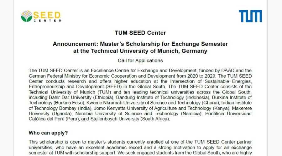 TUM SEED Center