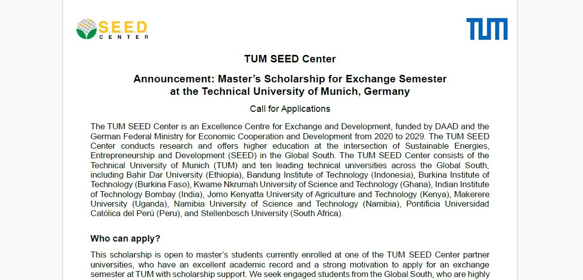 TUM SEED Center