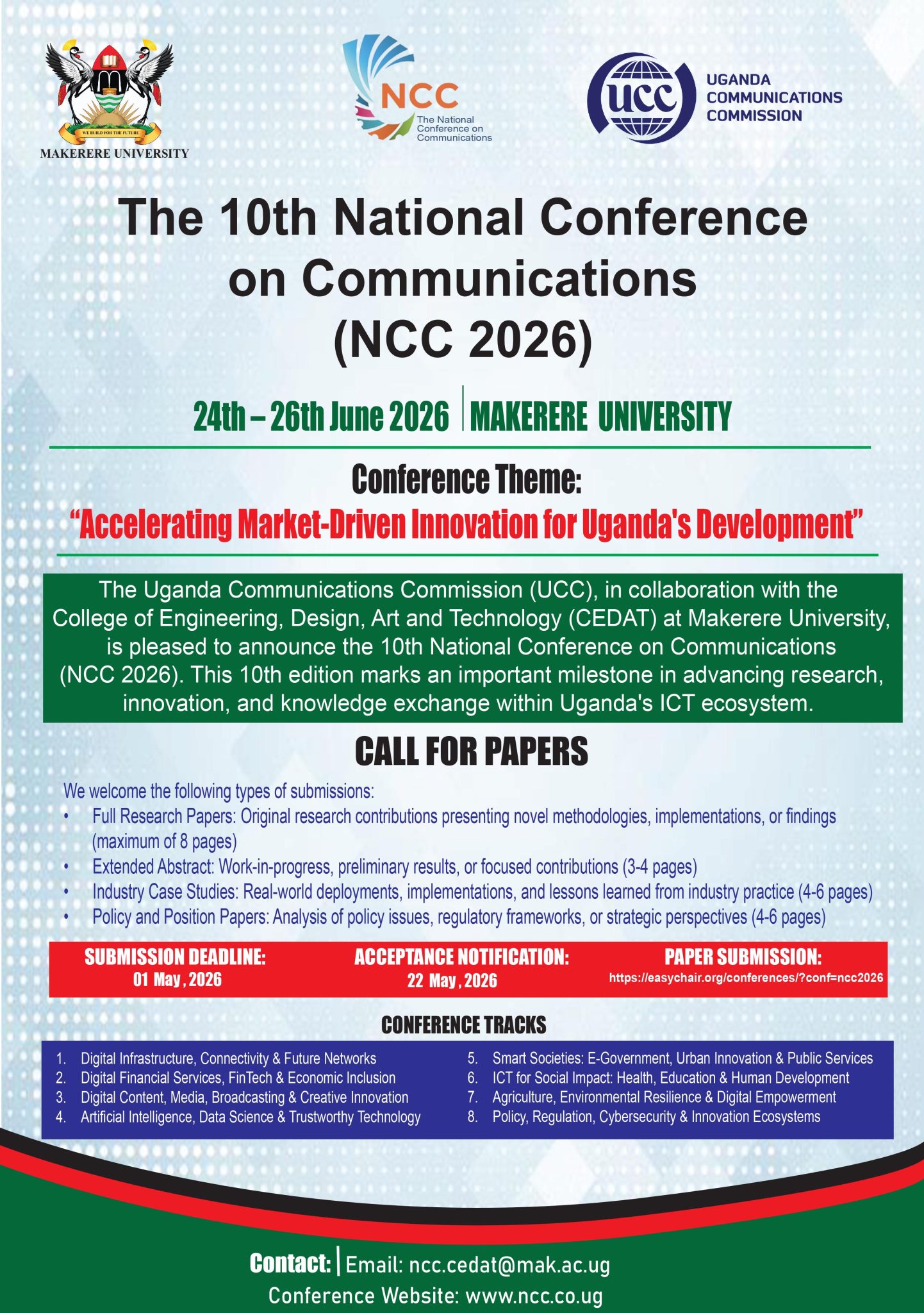 10th National Conference on on Communication (NCC 2026) - Call for ...
