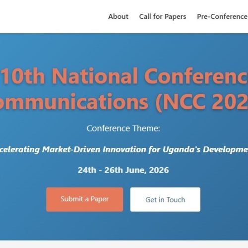 The Uganda Communications Commission (UCC), in collaboration with Makerere University, is pleased to announce the 10th National Conference on Communications (NCC 2026). This milestone edition marks a decade of fostering research, innovation, and knowledge exchange within Uganda's ICT ecosystem.