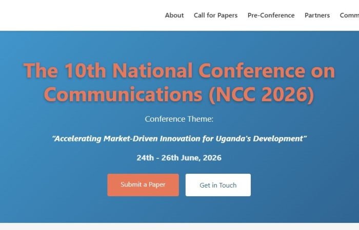 The Uganda Communications Commission (UCC), in collaboration with Makerere University, is pleased to announce the 10th National Conference on Communications (NCC 2026). This milestone edition marks a decade of fostering research, innovation, and knowledge exchange within Uganda's ICT ecosystem.