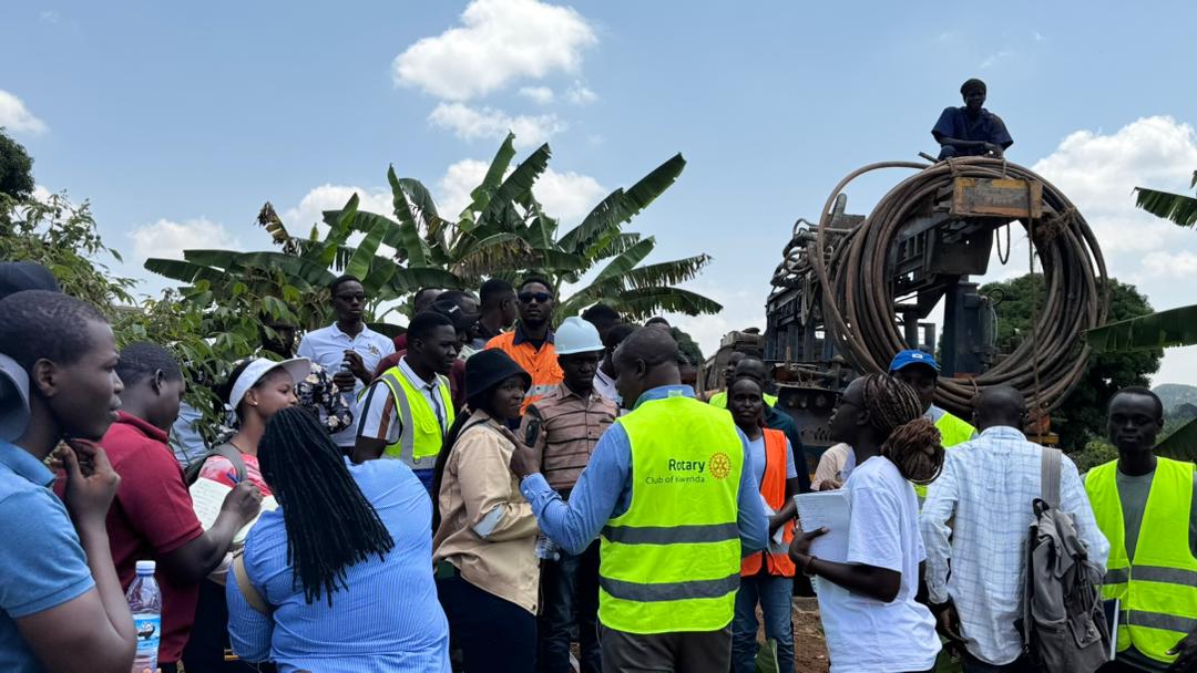 Makerere University Students Drill Borehole to Boost Water Access at Kisozi Health Center III