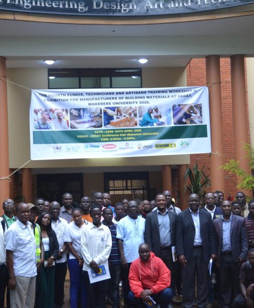 CEDAT Strengthens Uganda’s Construction Workforce through Skills Training