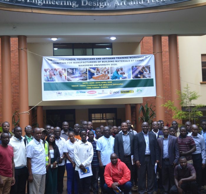 CEDAT Strengthens Uganda’s Construction Workforce through Skills Training