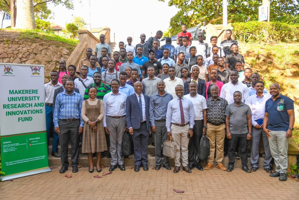 Stakeholders, Industry representatives, the academic and students pose for a picture in front of the CEDAT following the launch of the developed tools developed as part of the LIVWA project, August 26th, 2026.