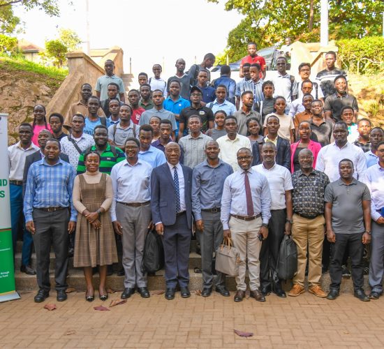Stakeholders, Industry representatives, the academic and students pose for a picture in front of the CEDAT following the launch of the developed tools developed as part of the LIVWA project, August 26th, 2026.