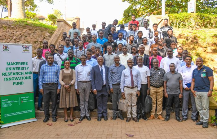 Stakeholders, Industry representatives, the academic and students pose for a picture in front of the CEDAT following the launch of the developed tools developed as part of the LIVWA project, August 26th, 2026.