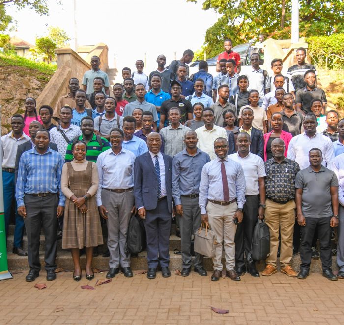 Stakeholders, Industry representatives, the academic and students pose for a picture in front of the CEDAT following the launch of the developed tools developed as part of the LIVWA project, August 26th, 2026.