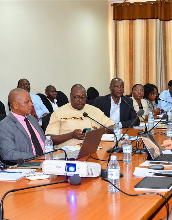 Delegates from Xintang University and officials from CEDAT during discussions on expanding academic collaboration and implementing a proposed dual degree program in Materials and Chemical Engineering at Makerere University.