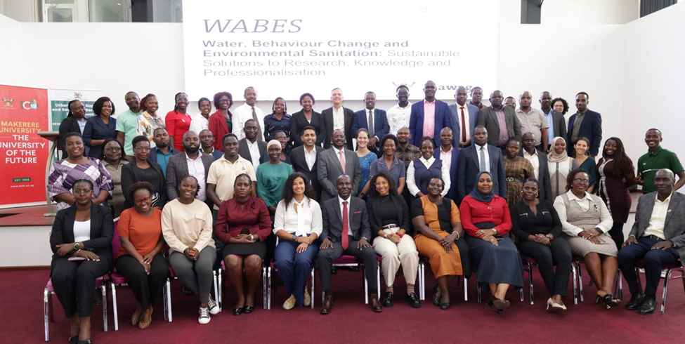 Participants at the WABES research dissemination workshop pose for a group picture